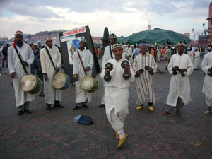 Musicians in Djemâa el Fna
